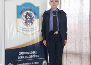 Silvana Tapia es la nueva Licenciada en Investigación Criminal de la Policía de Santa Cruz