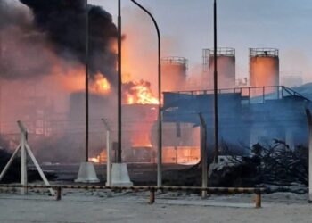 Petroleros del Chubut y Santa Cruz realizan paro activo por la tragedia de Plaza Huincul