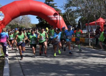 Una multitud de atletas de toda la región corrió el tradicional “Cross de Cañadón”