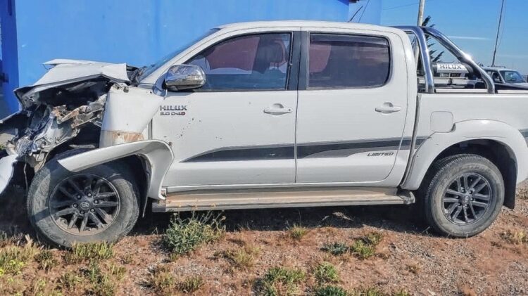 Se salvaron de milagro tras chocar con dos caballos en la ruta