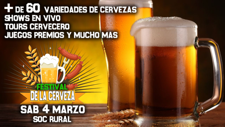 TODO LISTO PARA EL FESTIVAL DE LA CERVEZA ARTESANAL COMODORENSE