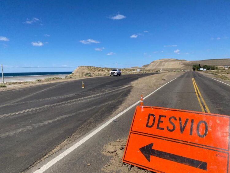 VIALIDAD NACIONAL HABILITÓ DESVÍO EN RAMÓN SANTOS, POR AVANCE DE LA OBRA DE LA AUTOVÍA RADA TILLY – CALETA OLIVIA
