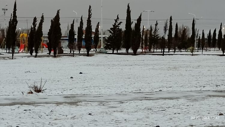 Temporal de nieve en Pico Truncado – Santa Cruz
