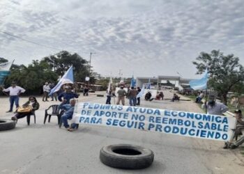 Paraguay. Productores bananeros cortan ruta fronteriza