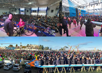 Más de 30.000 santacruceños disfrutaron de la “gran fiesta por el mes de las infancias” organizada por Vidal-Guenchenen