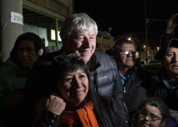 Elecciones en Bariloche: Un festejo en la madrugada