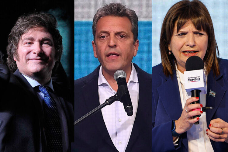 Elecciones 2023. Nueva encuesta: Milei y Massa, al balotaje; Bullrich, relegada