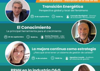 «La Escuela Técnica Virtual del IAPG presenta un Ciclo de charlas abiertas»