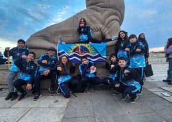 Santa Cruz dijo presente en la apertura de los Juegos Evita 2023