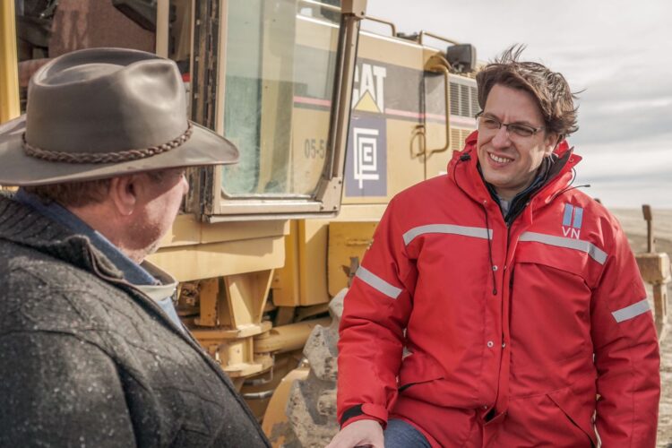 Recorrida y diálogo con trabajadores y trabajadoras de la obra pública