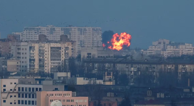 Rusia. Masivo ataque aéreo ruso en Kiev y otras regiones de Ucrania