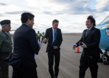 Vidal le dio la bienvenida a Santa Cruz al presidente Javier Milei