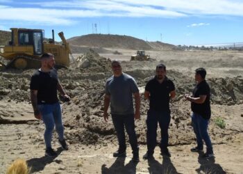 Güenchenen anunció que el Polideportivo Petrolero de Caleta Olivia estará listo en dos años