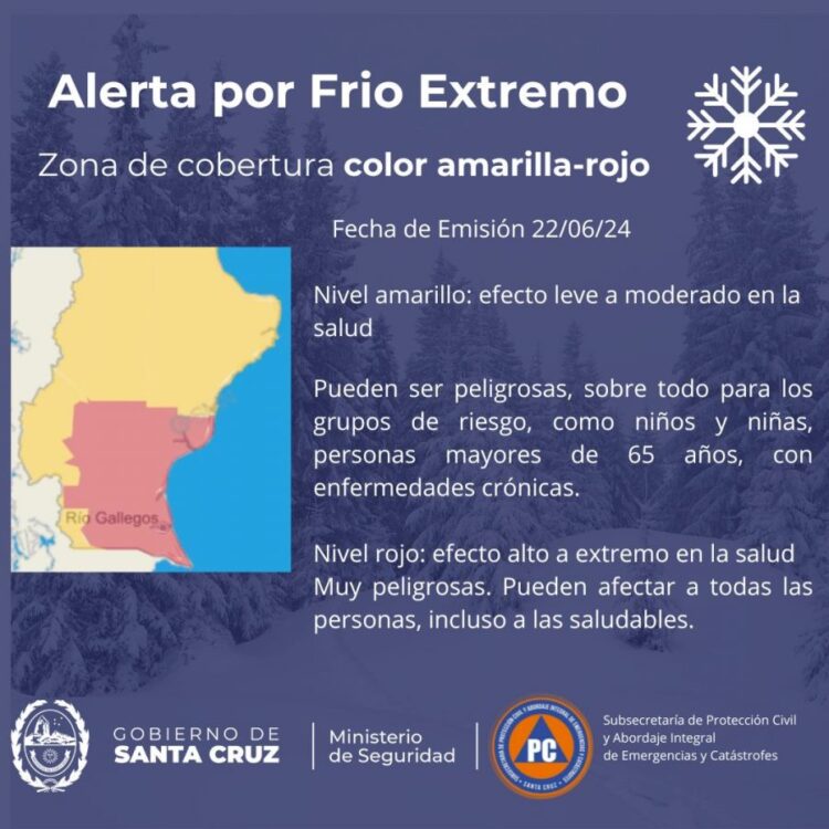 Comité de Prevención de Crisis: Continúa el frío extremo en el sur de Santa Cruz