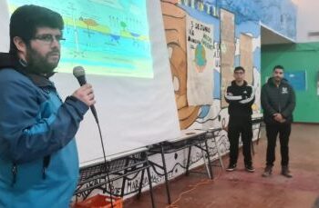 Ambiente dio charla sobre gestión de residuos a estudiantes de Pico Truncado