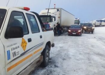 Ruta 3: se restringe el tránsito de camiones por condiciones climáticas