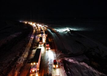 Caravana de circulación asistida en Ruta Nac. 3