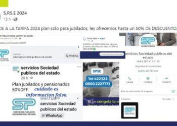 SANTA CRUZ: Servicios Públicos advierte sobre Fake News