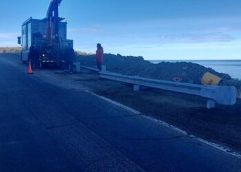 VIALIDAD NACIONAL REALIZA TRABAJOS PREVENTIVOS EN LA ZONA DE PUNTA PELIGRO