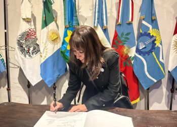 ROXANA REYES, La única Santacruceña en el Pacto de Mayo