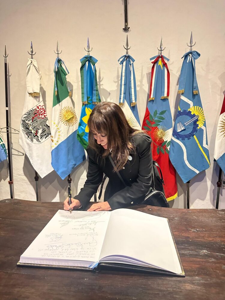 ROXANA REYES, La única Santacruceña en el Pacto de Mayo