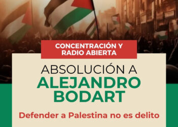 Inicia el juicio a Alejandro Bodart por defender a Palestina