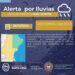 Triple alerta meteorológica para Santa Cruz en vísperas de Año Nuevo