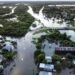 Impresionantes inundaciones en Bahía Blanca