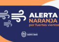 Alerta naranja en Santa Cruz: suspenden las clases del miércoles en siete localidades por fuertes vientos