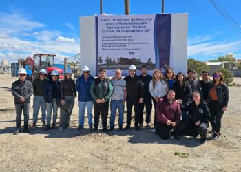 Comenzó la construcción del Segundo Cuartel de Bomberos en Pico Truncado