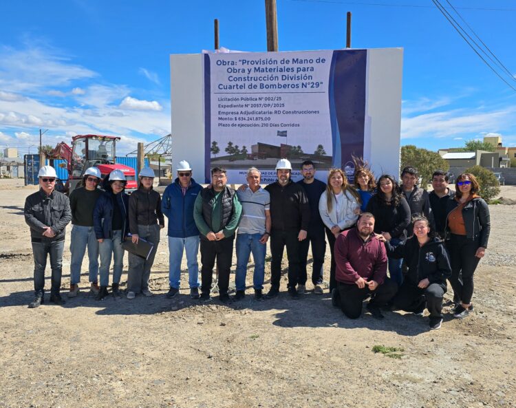 Comenzó la construcción del Segundo Cuartel de Bomberos en Pico Truncado