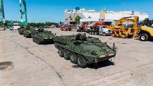 Llegaron a la Argentina los primeros blindados Stryker 8×8