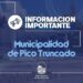 COMUNICADO DE LA MUNICIPALIDAD DE PICO TRUNCADO