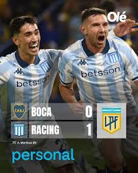 Racing venció a Boca y es finalista del Torneo Clausura