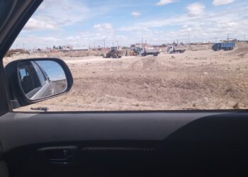 SIGUE AVANZANDO EL PLUVIAL EN LA ZONA ESTE DE PICO TRUNCADO