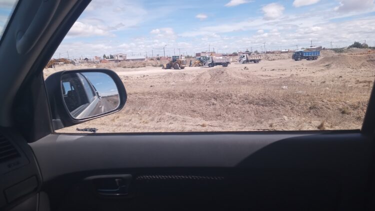 SIGUE AVANZANDO EL PLUVIAL EN LA ZONA ESTE DE PICO TRUNCADO