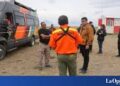 Claudio Vidal acompaña a los brigadistas y supervisa el operativo por el incendio en El Chaltén