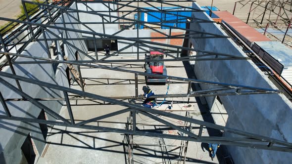 Anabalón: la obra del nuevo cuartel de bomberos avanza a buen ritmo.