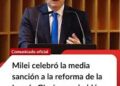 La Oficina del Presidente destacó el avance del proyecto en el Senado y sostuvo que la iniciativa “salda un reclamo histórico de las provincias integrantes de la Mesa del Litio y de la Mesa del Cobre».