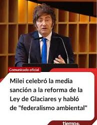 La Oficina del Presidente destacó el avance del proyecto en el Senado y sostuvo que la iniciativa “salda un reclamo histórico de las provincias integrantes de la Mesa del Litio y de la Mesa del Cobre».