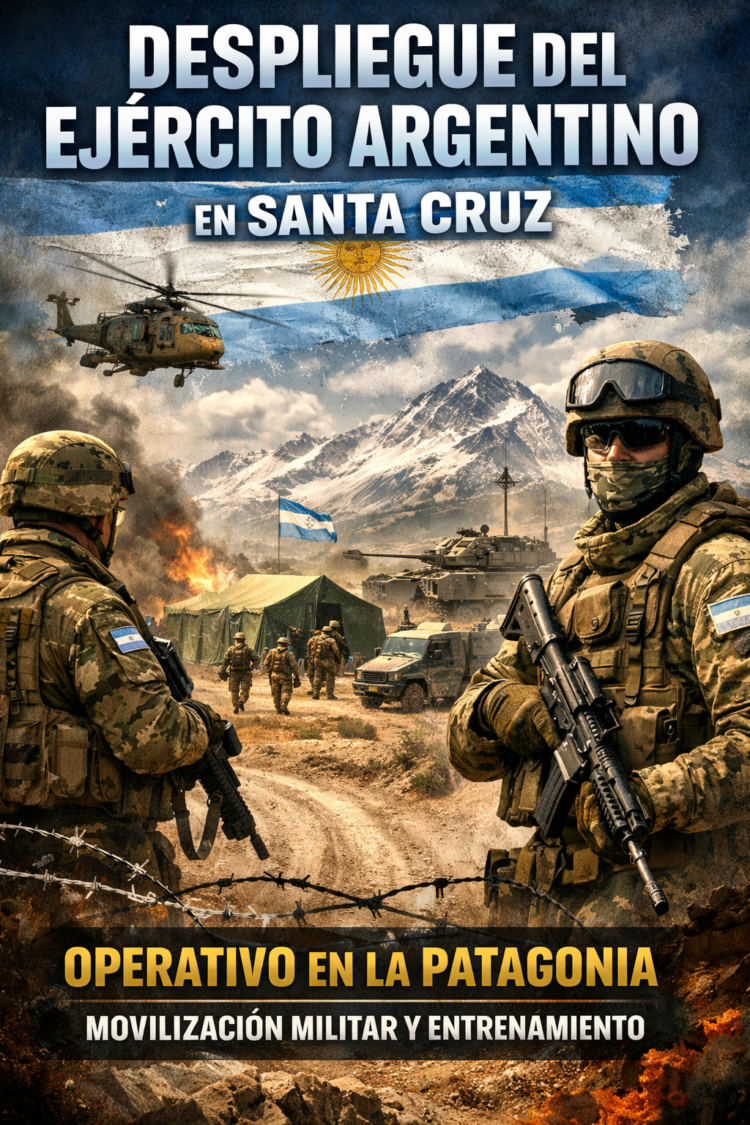 Santa Cruz: despliegue del Ejército Argentino genera expectativas y abre interrogantes