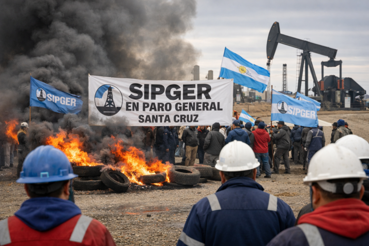 SIPGER inicia paro general y tensiona la actividad petrolera en Santa Cruz