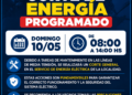 PICO TRUNCADO: CORTE DE ENERGÍA PROGRAMADO PARA ESTE DOMINGO DE 08 A 14 HS