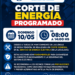 PICO TRUNCADO: CORTE DE ENERGÍA PROGRAMADO PARA ESTE DOMINGO DE 08 A 14 HS