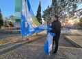 Anabalón participó del izamiento del Pabellón Nacional en el Día de la Independencia