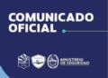 Urgente: Comincado Oficial del Ministerio de Seguridad de Santa Cruz