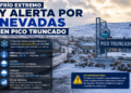 Pico Truncado sigue bajo una intensa ola de frío y rige un alerta por nevadas