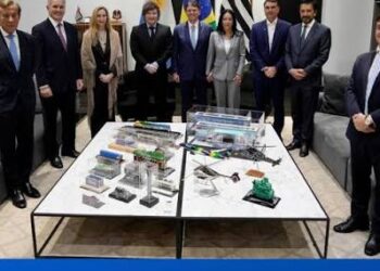 Milei apoyó la candidatura de Flávio Bolsonaro y acusó a Lula de «ladrón y presidiario»