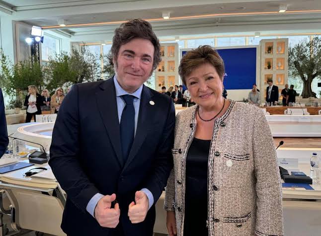 Milei mantendrá reuniones con Kristalina Georgieva y visitará a Keiko Fujimori