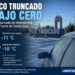 PICO TRUNCADO REGISTRÓ -11 °C Y UNA SENSACIÓN TÉRMICA DE -18 °C: EL FRÍO EXTREMO SIGUE GOLPEANDO LA CIUDAD